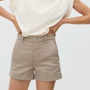 Everlane Cotton Twill Short in Warm Grey